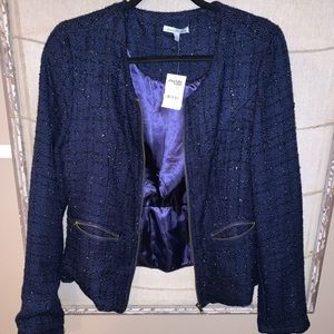 NWT Blue Shimmer Blazer - Charlotte Russe - Large